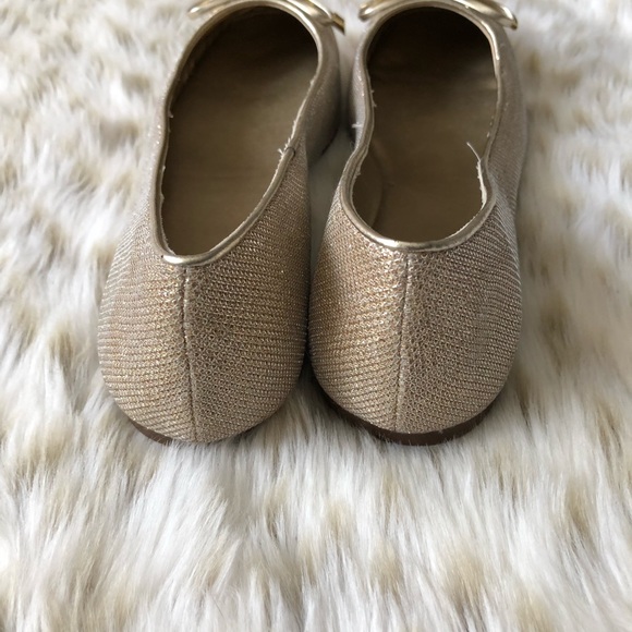 Gold Kelly & Katie flats - Picture 4 of 5